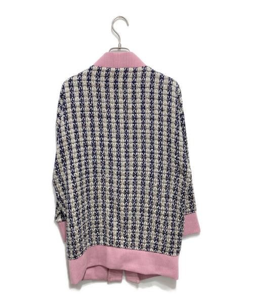 Sister Jane（シスタージェーン）Sister Jane (シスタージェーン) ツイードカーディガン ピンク サイズ:Ｓの古着・服飾アイテム