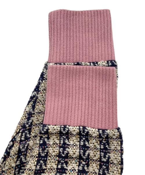 Sister Jane（シスタージェーン）Sister Jane (シスタージェーン) ツイードカーディガン ピンク サイズ:Ｓの古着・服飾アイテム