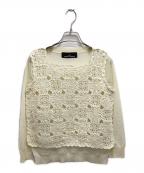 tricot COMME des GARCONSトリココムデギャルソン）の古着「ドッキングニット」｜ベージュ