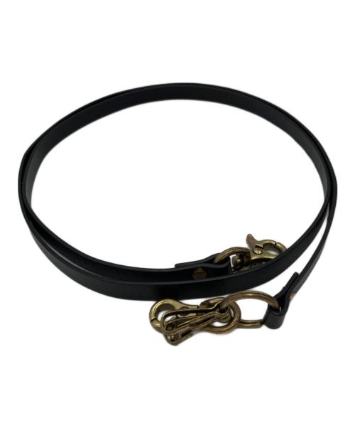 texnh（テクネ）texnh (テクネ) ストラップベルト ブラック サイズ:-の古着・服飾アイテム