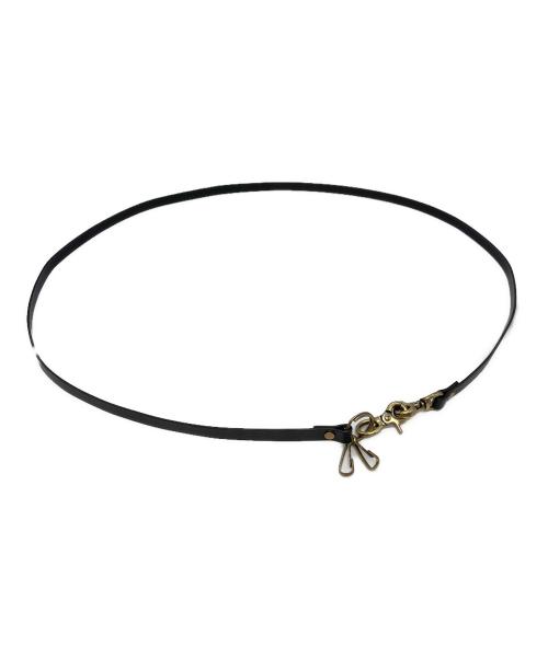 texnh（テクネ）texnh (テクネ) ストラップベルト ブラック サイズ:-の古着・服飾アイテム