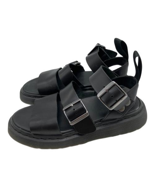 Dr.Martens（ドクターマーチン）Dr.Martens (ドクターマーチン) GRYPHON グリフォン ストラップサンダル ブラック サイズ:UK４の古着・服飾アイテム