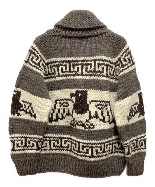 KANATA（カナタ）KANATA (カナタ) カウチンニットカーディガン ブラウン サイズ:不明の古着・服飾アイテム