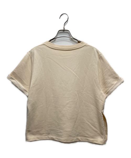 MM6 Maison Margiela（エムエムシックスメゾンマルジェラ）MM6 Maison Margiela (エムエムシックスメゾンマルジェラ) スウェットTシャツ ベージュ サイズ:Mの古着・服飾アイテム