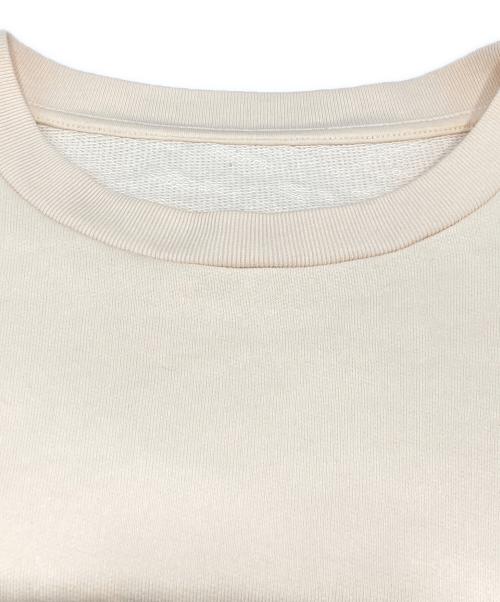 MM6 Maison Margiela（エムエムシックスメゾンマルジェラ）MM6 Maison Margiela (エムエムシックスメゾンマルジェラ) スウェットTシャツ ベージュ サイズ:Mの古着・服飾アイテム