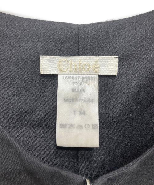 Chloe（クロエ）Chloe (クロエ) ノースリーブワンピース ブラック サイズ:XSの古着・服飾アイテム
