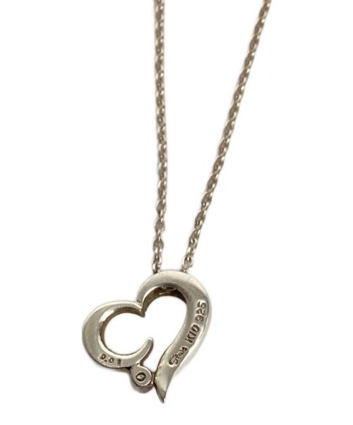 STAR JEWELRY（スタージュエリー）STAR JEWELRY (スタージュエリー) ダイヤハート ムーン ネックレス ホワイト×ゴールド サイズ:-の古着・服飾アイテム