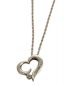 STAR JEWELRY (スタージュエリー) ダイヤハート ムーン ネックレス ホワイト×ゴールド サイズ:-：6000円
