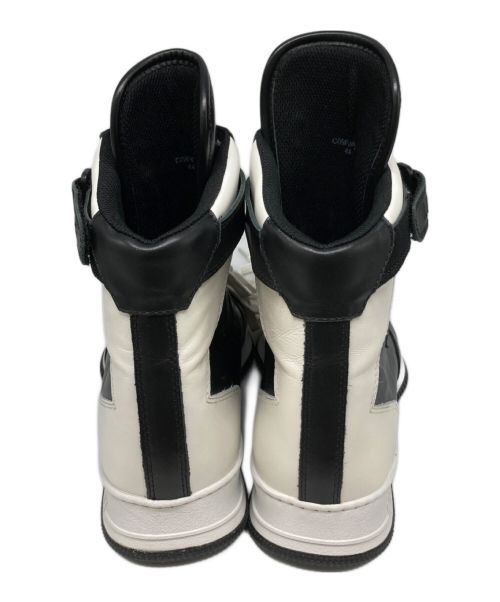 MIHARA YASUHIRO（ミハラヤスヒロ）MIHARA YASUHIRO (ミハラヤスヒロ) LIMI feu (リミフゥ) ハイカットスニーカー ブラック×ホワイト サイズ:44の古着・服飾アイテム