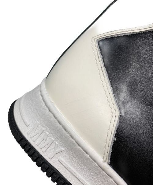 MIHARA YASUHIRO（ミハラヤスヒロ）MIHARA YASUHIRO (ミハラヤスヒロ) LIMI feu (リミフゥ) ハイカットスニーカー ブラック×ホワイト サイズ:44の古着・服飾アイテム