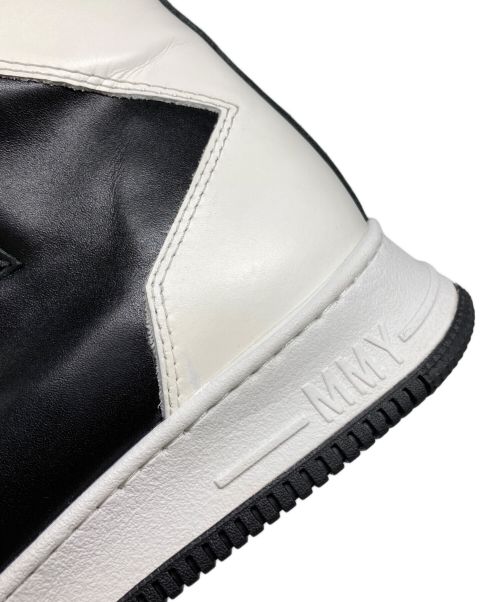 MIHARA YASUHIRO（ミハラヤスヒロ）MIHARA YASUHIRO (ミハラヤスヒロ) LIMI feu (リミフゥ) ハイカットスニーカー ブラック×ホワイト サイズ:44の古着・服飾アイテム