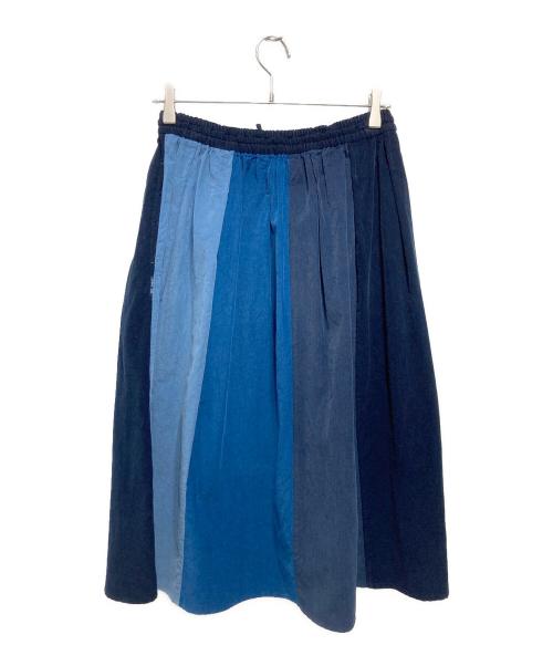 Mademoiselle NON NON（マドモアゼルノンノン）Mademoiselle NON NON (マドモアゼルノンノン) コーデュロイスカート ネイビー サイズ:FREE 未使用品の古着・服飾アイテム