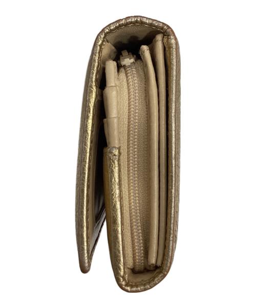 Vivienne Westwood（ヴィヴィアンウエストウッド）Vivienne Westwood (ヴィヴィアンウエストウッド) オーブ長財布 ゴールドの古着・服飾アイテム