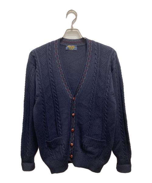BROOKS BROTHERS（ブルックスブラザーズ）BROOKS BROTHERS (ブルックスブラザーズ) ケーブルニットカーディガン ネイビー サイズ:Sの古着・服飾アイテム