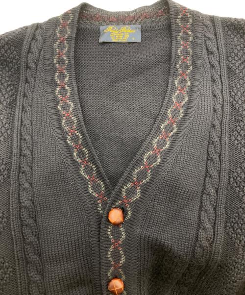 BROOKS BROTHERS（ブルックスブラザーズ）BROOKS BROTHERS (ブルックスブラザーズ) ケーブルニットカーディガン ネイビー サイズ:Sの古着・服飾アイテム
