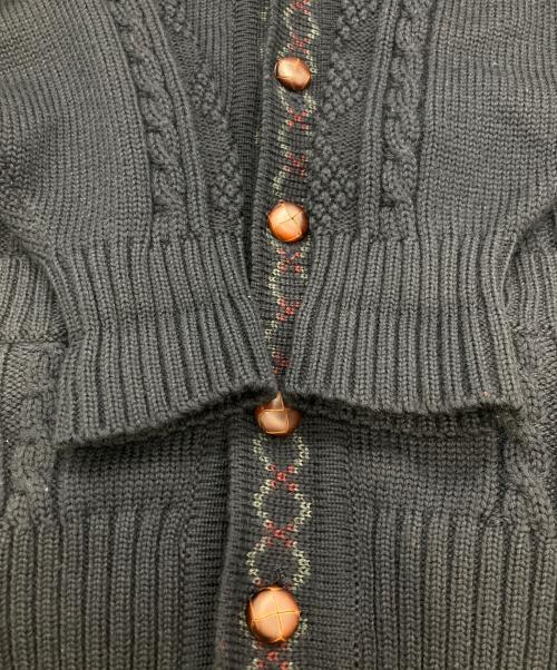 BROOKS BROTHERS（ブルックスブラザーズ）BROOKS BROTHERS (ブルックスブラザーズ) ケーブルニットカーディガン ネイビー サイズ:Sの古着・服飾アイテム