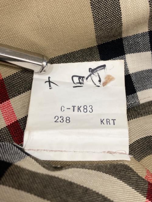 Burberry's（バーバリー）Burberry's (バーバリーズ) ノバチェック半袖シャツ ベージュ サイズ:11Rの古着・服飾アイテム