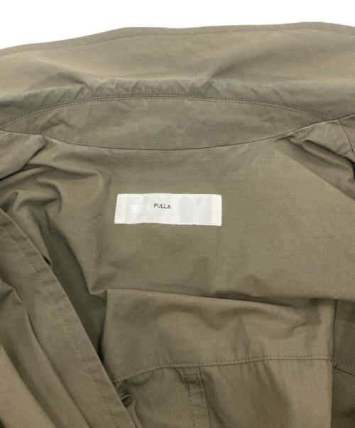 TOGA PULLA（トーガ プルラ）TOGA PULLA (トーガ プルラ) Cotton taffeta shirt dress／コットンタフタシャツワンピース グレー サイズ:36の古着・服飾アイテム