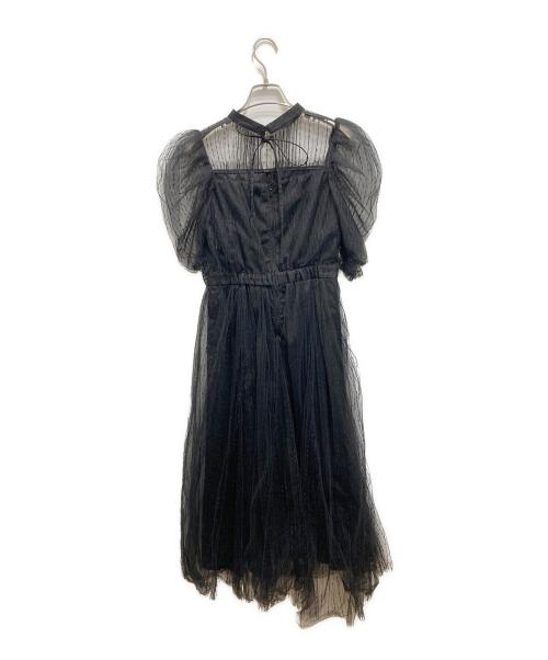 RUIRUE BOUTIQUE（ルイルエブティック）RUIRUE BOUTIQUE (ルイルエブティック) レースワンピース ブラック サイズ:FREEの古着・服飾アイテム