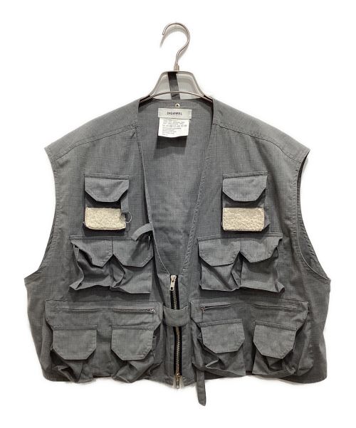 digawel（ディガウェル）digawel (ディガウェル) 19SS フィッシングベスト グレー サイズ:2の古着・服飾アイテム