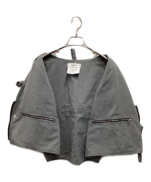 digawel（ディガウェル）digawel (ディガウェル) 19SS フィッシングベスト グレー サイズ:2の古着・服飾アイテム