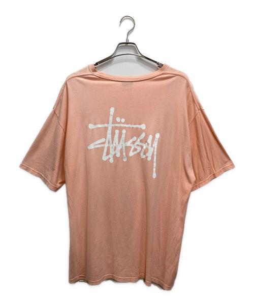 stussy（ステューシー）stussy (ステューシー) グラフィックロゴTシャツ ピンク サイズ:XLの古着・服飾アイテム
