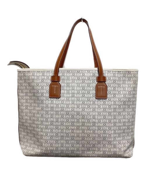 TORY BURCH（トリーバーチ）TORY BURCH (トリーバーチ) ジェミニアップリケ2wayショルダーバッグ ホワイトの古着・服飾アイテム