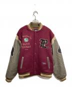 LMCエルエムシー）の古着「スタジャン」｜ボルドー