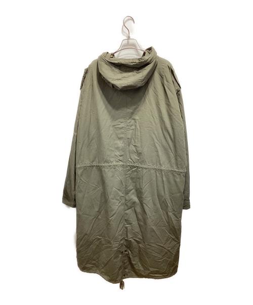 HOUSTON（ヒューストン）HOUSTON (ヒューストン) ボアライナー付 M-1951 ミリタリーモッズコート オリーブ サイズ:Ｌの古着・服飾アイテム
