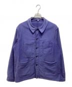 Adolphe Lafontアドルフラフォン）の古着「モールスキンジャケット」｜ネイビー