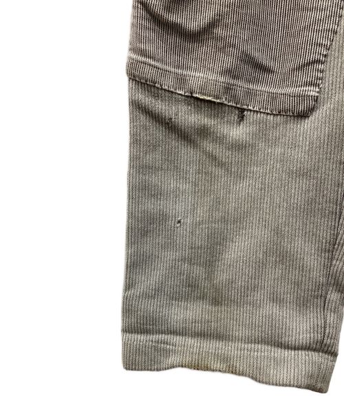 LE COPAIN DU CENTRE（ラ・コパン）LE COPAIN DU CENTRE (ラ・コパン) フレンチワーク コーデュロイパンツ グレー サイズ:不明の古着・服飾アイテム