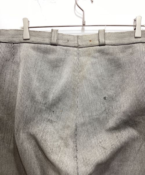LE COPAIN DU CENTRE（ラ・コパン）LE COPAIN DU CENTRE (ラ・コパン) フレンチワーク コーデュロイパンツ グレー サイズ:不明の古着・服飾アイテム