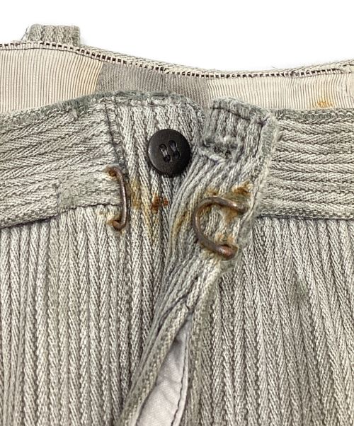 LE COPAIN DU CENTRE（ラ・コパン）LE COPAIN DU CENTRE (ラ・コパン) フレンチワーク コーデュロイパンツ グレー サイズ:不明の古着・服飾アイテム