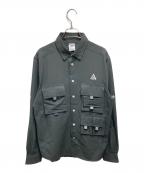 NIKE ACGナイキエーシージー）の古着「フィッシングテックシャツ／DF UV DEV TRL L/S TOP」｜グレー