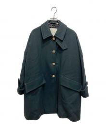 MACKINTOSH（マッキントッシュ）の古着「HUMBIE W/GLD BT/金釦/スタンドカラー」｜ネイビー