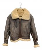 MILITARY CLOTHINGミリタリークロージング）の古着「TYPE B-3フライトジャケット」｜ブラウン