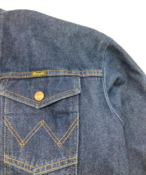 Wrangler（ラングラー）Wrangler (ラングラー) TRUCKER JACKET  インディゴ サイズ:Mの古着・服飾アイテム