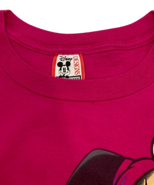 DISNEY DESIGNS（ディズニー・デザインズ）DISNEY DESIGNS (ディズニー・デザインズ) 90’SミニーTシャツ ピンク サイズ:ONE SIZEの古着・服飾アイテム