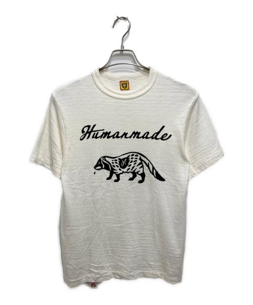 HUMAN MADE（ヒューマンメイド）HUMAN MADE (ヒューマンメイド) プリントTシャツ ホワイト サイズ:Sの古着・服飾アイテム
