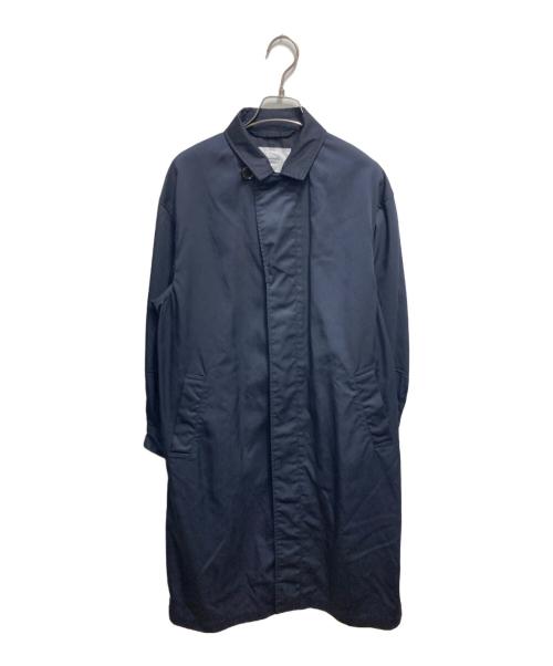 universal tissu（ユニバーサルティシュ）universal tissu (ユニバーサルティシュ) ナイロンタスラン フライフロントコート ネイビー サイズ:FREEの古着・服飾アイテム