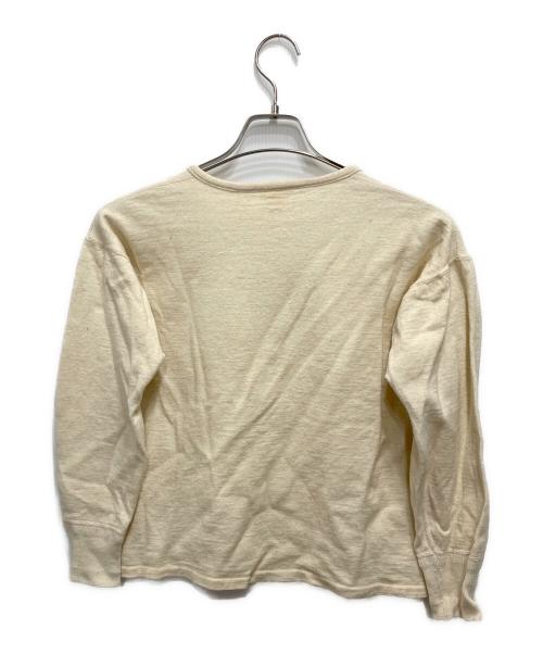 French Army（フレンチアーミー）French Army (フレンチアーミー) ヴィンテージヘンリーネックカットソー ベージュ サイズ:5の古着・服飾アイテム