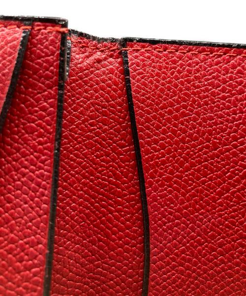 Valextra（ヴァレクストラ）Valextra (ヴァレクストラ) 名刺カードケース レッド サイズ:-の古着・服飾アイテム