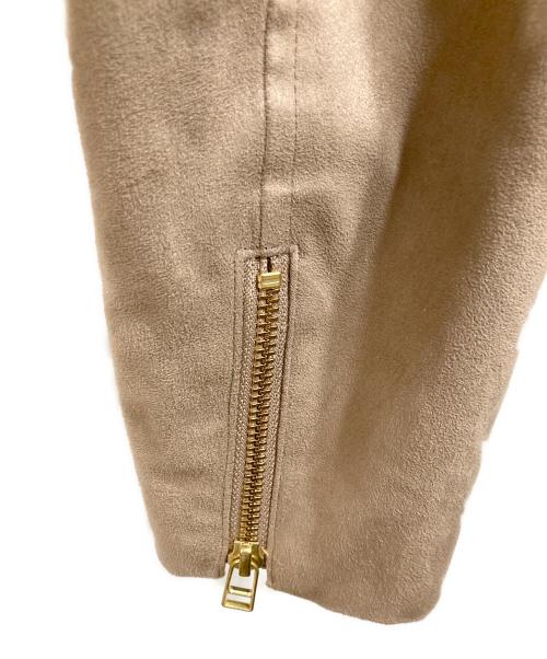 BLUE LABEL CRESTBRIDGE（ブルーレーベルクレストブリッジ）BLUE LABEL CRESTBRIDGE (ブルーレーベルクレストブリッジ) スエードライク起毛ジャケット ベージュ サイズ:Sの古着・服飾アイテム