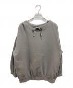 nest Robeネストローブ）の古着「リネンブレンドスウェット」｜ブラウン