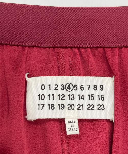 Maison Margiela（メゾンマルジェラ）Maison Margiela (メゾンマルジェラ) イージーパンツ レッド サイズ:40の古着・服飾アイテム