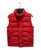 LACOSTEラコステ）の古着「ダウンベスト」｜レッド