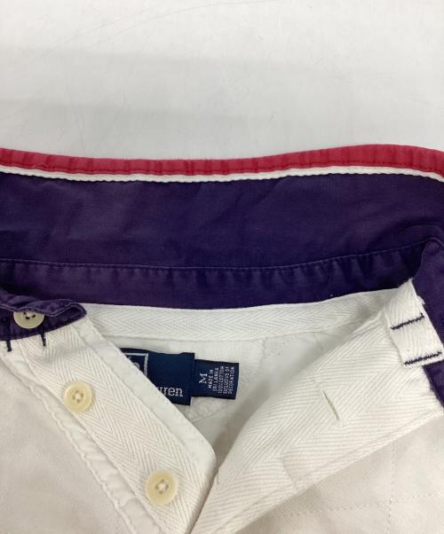 POLO RALPH LAUREN（ポロ・ラルフローレン）POLO RALPH LAUREN (ポロ・ラルフローレン) ポロシャツ ホワイト サイズ:Ⅿの古着・服飾アイテム