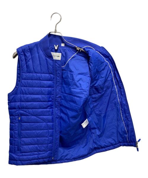 LACOSTE（ラコステ）LACOSTE (ラコステ) ダウンベスト ブルー サイズ:Mの古着・服飾アイテム