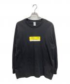 CHALLENGER×GARY YAMAMOTOチャレンジャー×ゲーリーヤマモト）の古着「L/S NAME TEE」｜ブラック