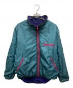 L.L.Beanエルエルビーン）の古着「リバーシブルナイロンジャケット」｜グリーン×パープル